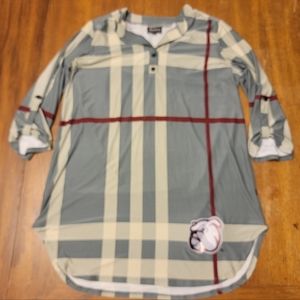 Gameday Couture Mississippi State Bulldogs Plaid Tunic - Size Medium